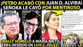 Petro ACABÓ con Juan D Alvira ¡MENTIROSO Paloma V HUYÓ de RTVC El Tino pidió derrocar al presi [upl. by Smiley817]