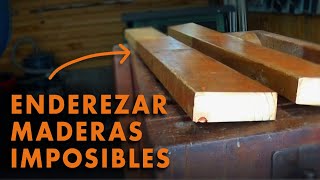 COMO ENDEREZAR MADERAS IMPOSIBLES  5 MÉTODOS  Por Juan Carlos Aquila [upl. by Cordell380]