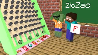 Ziczac Game  Funny Minecraft Animation [upl. by Dier]