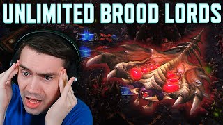 Rogues new BROOD LORD strategy StarCraft 2 [upl. by Scibert]