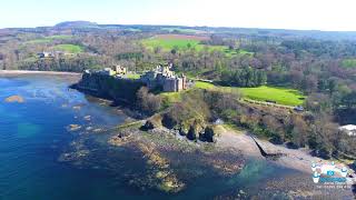 Culzean Castle amp Country Park  Ayrshire Drone Video amp Photography Scotland  4k [upl. by Aronas]