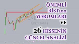 Borsa Daha Ne Kadar Düşecek  Piyasa Tecrübeleri  26 Hisse Senedinin Güncel Destek ve Dirençleri [upl. by Adnwahsat]