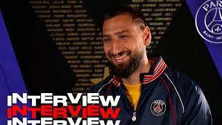 Gianluigi Donnarumma speaks of Paris SaintGermains historical 10th league title 🎥❤️💙 [upl. by Nidnal253]