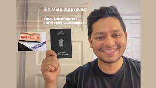 F1 VISA Interview Experience 2023  Delhi Consulate  Approved in 30 Secs  Documents Required Tips [upl. by Eentirb593]