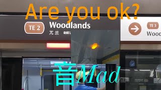 【地铁音Mad】新加坡地铁蜂鸣唱起了“Are You Ok” SMRT Thomson East Coast Line Train Door sings quotAre You Okquot [upl. by Attegroeg]