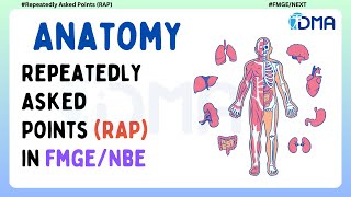 FMGE 2024 Essential Repeatedly Asked Points for Top Scores  RAP  Anatomy  DMA Chennai [upl. by Jenkel]