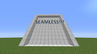 How to Make a 10x10 SEAMLESS Piston door in Minecraft Technique 1 [upl. by Nylrats]