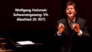 Wolfgang Holzmair The complete quotSchwanengesang D 957quot Schubert [upl. by Grochow]