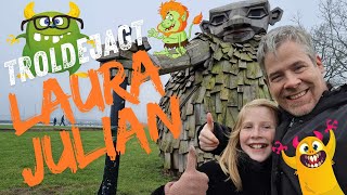 TROLDEJAGT I DANMARK Laura og Julian Horsens  Vlog 107 [upl. by Sirkin]