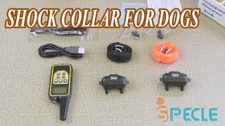 How to use iSPECLE Dog Training Collar Waterproof [upl. by Eiramalegna]