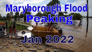 Maryborough Flood Peaking Jan 2022 [upl. by Eves100]