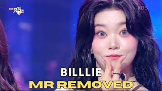 CLEAN MR REMOVED  MR제거 BILLLIE 빌리 기억사탕 Remembrance Candy — Music Bank  241018 [upl. by Eeleak]