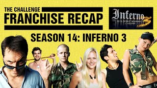 The Challenge Franchise Recap Season 14 Inferno 3 TheChallenge [upl. by Haridan]