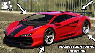 GTA 5  Pegassi Zentorno Location PS3 PS4 Xbox360 XboxOne and PC [upl. by Nohj]