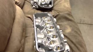 AIR FLOW RESEARCH CHEVY BIG BLOCK STROKER 489 BUILD PART 3 AFR HEADS INSIDE [upl. by Ahsineg]