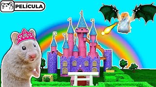 🐹 El HÁMSTER salva a la Princesa del Castillo del Mago 🧙 Mascotas Homura Ham [upl. by Aihsein]