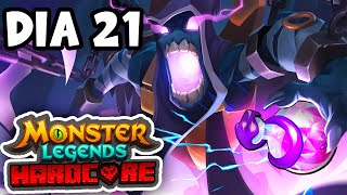 HE RESUCITADO  Monster Legends Hardcore Dia 21 [upl. by Elnar956]