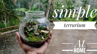 Diy simple terrarium diy terrarium [upl. by Eanrahc573]