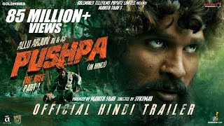 Pushpa  The Rise Hindi Official Trailer  Allu Arjun Rashmika Sunil Fahadh  DSP  Sukumar [upl. by Keelin]