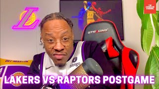 LAKERS VS RAPTORS POSTGAME REACTION  BACK TO JJ BALL THE LEBRON 3 AND AD IS STILL DOMINANT [upl. by Donetta333]