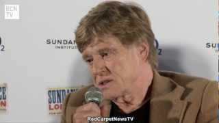 Robert Redford Interview  Music amp Films  Sundance London 2012 [upl. by Blackington]