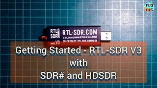 Getting Started  RTLSDR V3 with SDR and HDSDR [upl. by Lidia]