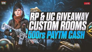 BGMI Live Custom Room  New Rp is here  Uc And Paytm Cash Giveaway BGMI Live UnTic Gaming [upl. by Tommy288]