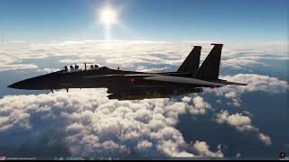 DCS  Steel in F15E bringing the bombs early morning P2 [upl. by Gonyea606]