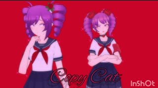 MMDKizana amp Kokona❤💜 Copycat [upl. by Limoli305]