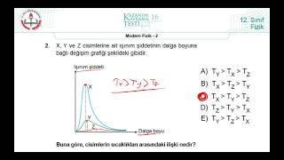 12Sınıf MEB Fizik Kazanım Kavrama Testi16 Modern Fizik2 20182022 pdf [upl. by Lomasi]