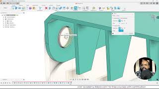 Add Revolute Joint between components  Fusion 360 course for Beginner  Part 17 [upl. by Nerral201]