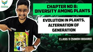 Evolution in PlantsAlternation Of Generation11th BiologyChapter 08Diversity Amoung plants [upl. by Asserrac]