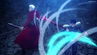 FSN UBW AMV Lancer vs Archer All Fights  Riot ♫ [upl. by Boaten]