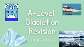 DETAILED Glaciated Landscapes and Change Overview  A Level Geography Revision [upl. by Leverett768]