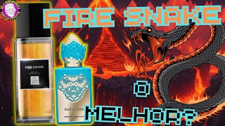 FIRE SNAKE  IN THE BOX PERFUMES  SERÁ O MELHOR CONTRATIPO DO GOD OF FIRE perfume perfumorista [upl. by Ayerdna]