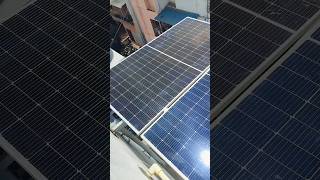 solar panel washing reels solar solarpanels solarenergy khansir viralshort [upl. by Kort]