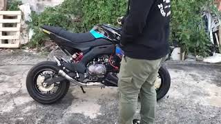 ZoOM Brute Exhaust Kawasaki Z125 Pro 20172019 Z125PRO Full System [upl. by Lerrad]