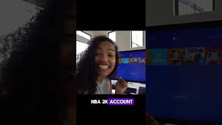 Girlfriend delete 400k NBA2k account 😳 [upl. by Aletta]