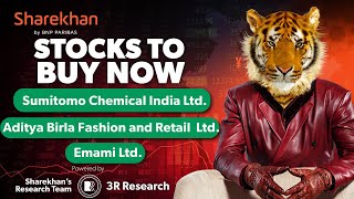 Stocks To Buy Now  Sumitomo Chemical India Ltd Aditya Birla Fashion and Retail Ltd and Emami Ltd [upl. by Llovera]