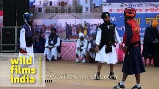 Sikh martial arts confrontation Gatka in Punjab heartland [upl. by Michaela667]