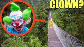 when you see this Clown DO NOT try to cross the bridge Run away Fast He will hurt you [upl. by Kinnon]