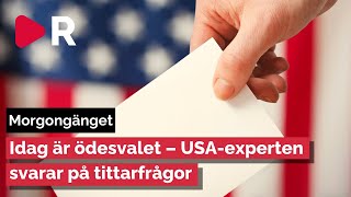 Morgongänget Idag är ödesvalet – USAexperten svarar på tittarfrågor [upl. by Sherburne]