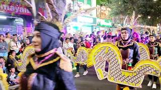 Street parade marching band Piala Raja 2024 Malioboro Yogyakarta [upl. by Landing]