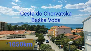 Cesta do Chorvatska  Baška Voda 2022 [upl. by Neely]