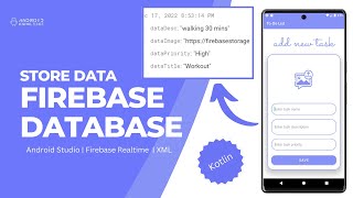 Save Data in Firebase Realtime Database in Android Studio using Kotlin [upl. by Ardnosac321]