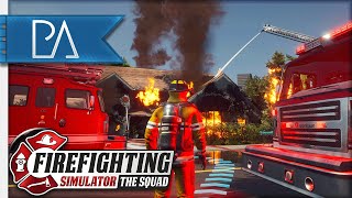 DRIVING FIRETRUCKS amp FIGHTING FIRES  Firefighting SIMULATOR The Squad [upl. by Anon482]