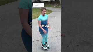 How to Jump on Rollerblades for Beginners 🐇🦋 rollerblading tipsandtricks [upl. by Katya]