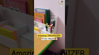 📦DIY Cardboard Table Organizer  Desk Organiser  From Waste  Organiser  diy tinkerartist [upl. by Westlund867]