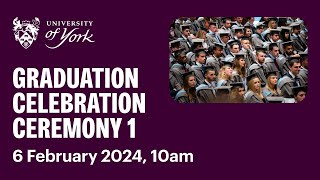 Ceremony 1 Graduation Livestream 6 February 2024 10am [upl. by Kluge]