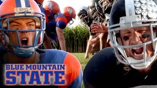 The Cornfield Game Kicks Off  Blue Mountain State [upl. by Jdavie143]